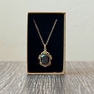 Black Gem Necklace